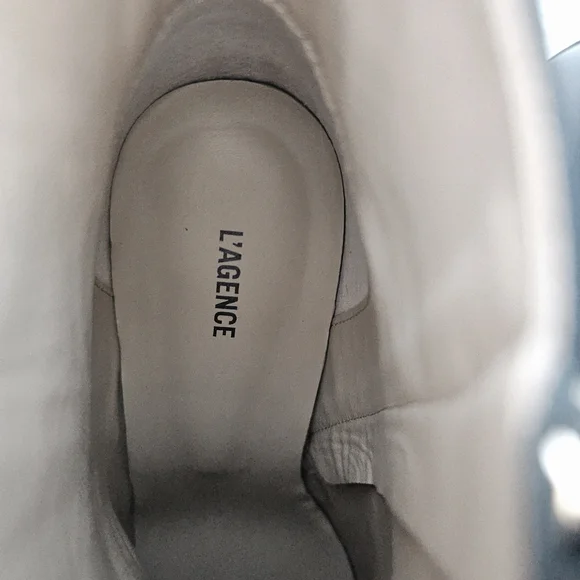 NEW L'AGENCE Francine Elegant Pointed Toe Black Ankle Boots 9.5